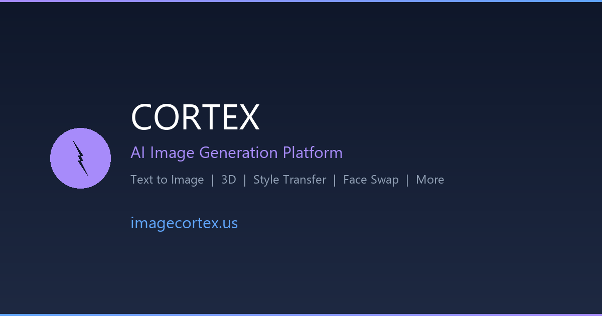 Cortex AI — AI Image Generation Platform